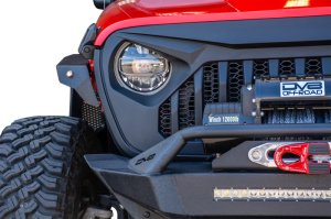 Jeep Wrangler JL Grill - DV8 Offroad - Angry - Black - `18-`27